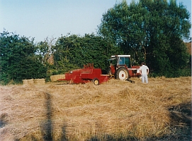 baling the hay